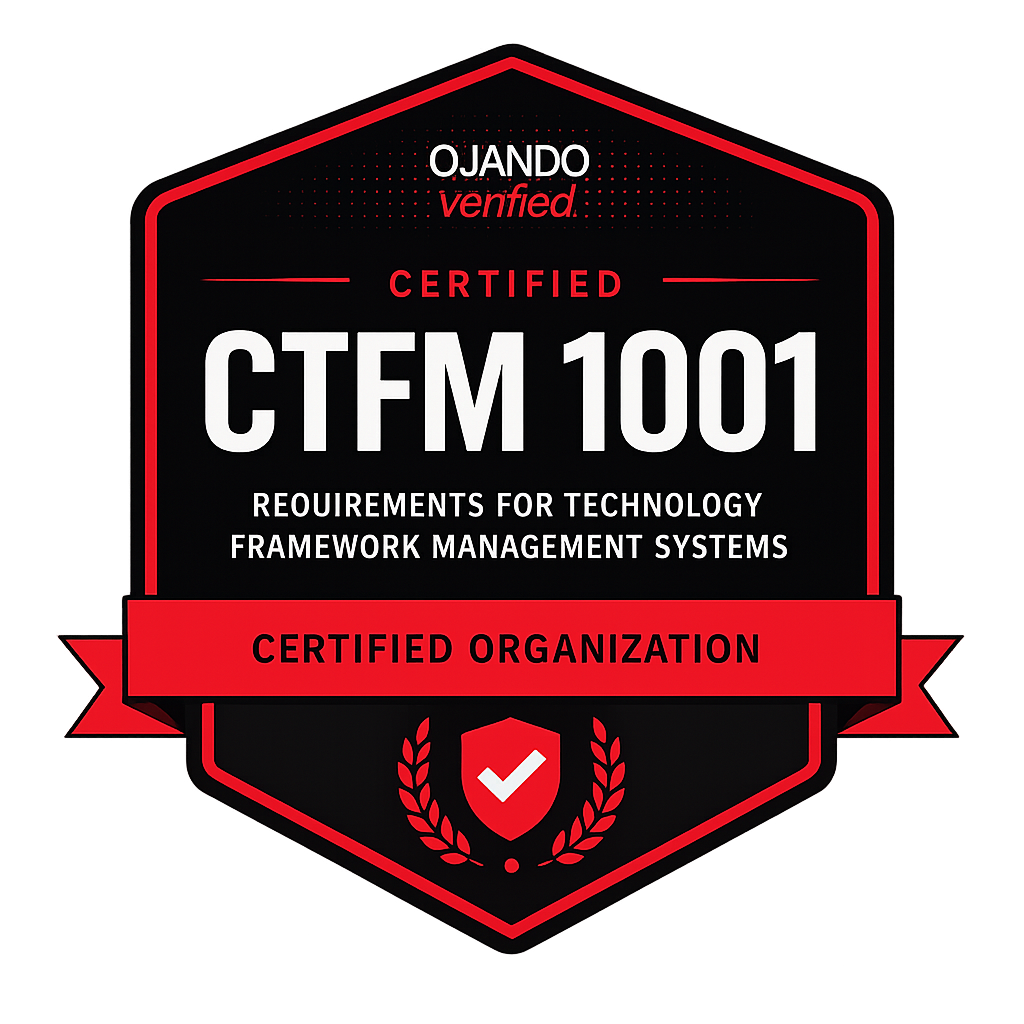 CTFM 1001 — Requirements for Technology Framework Management Systems
